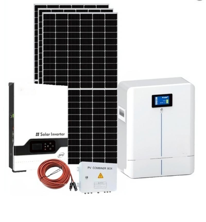 Хибриден систем за складирање на соларна енергија од 5KW