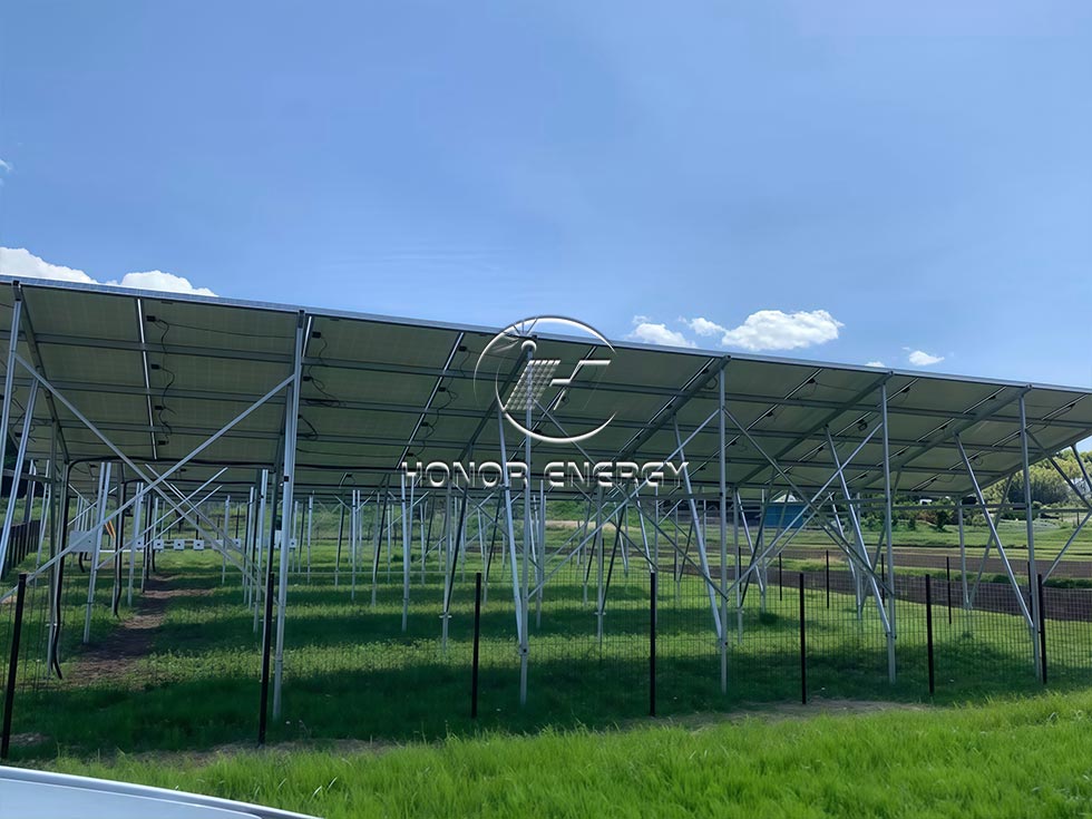 Multiple Row Type Solar Farmland Mount