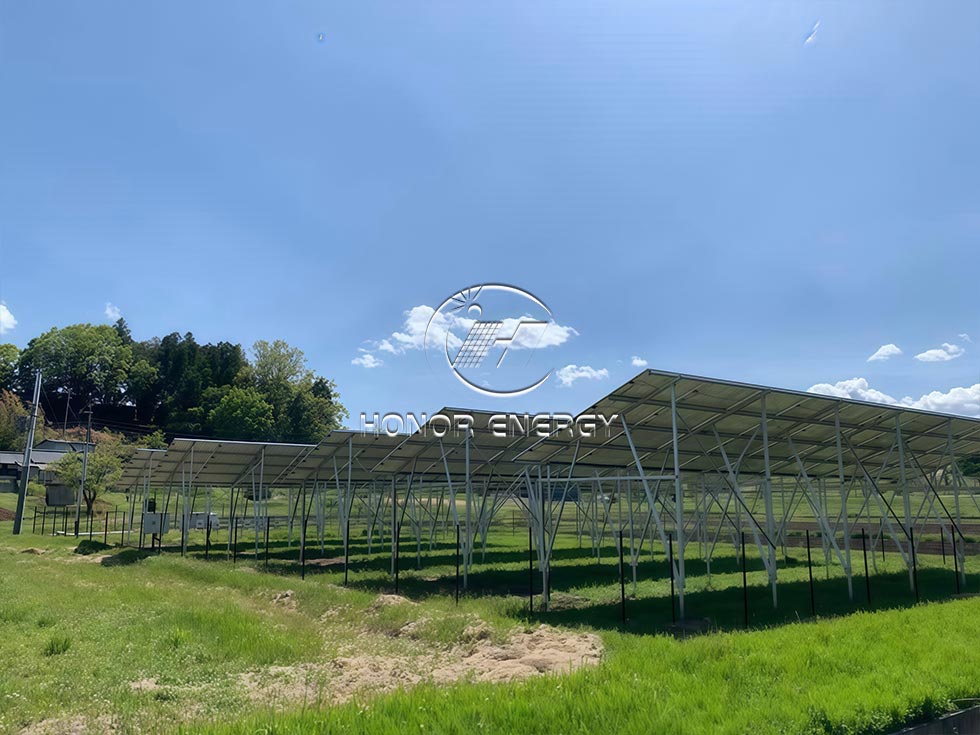 Multiple Row Type Solar Farmland Mount