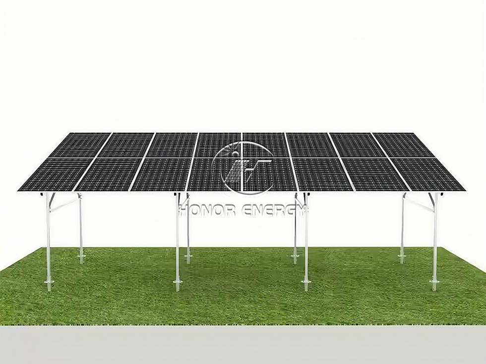 Multiple Row Type Solar Farmland Mount