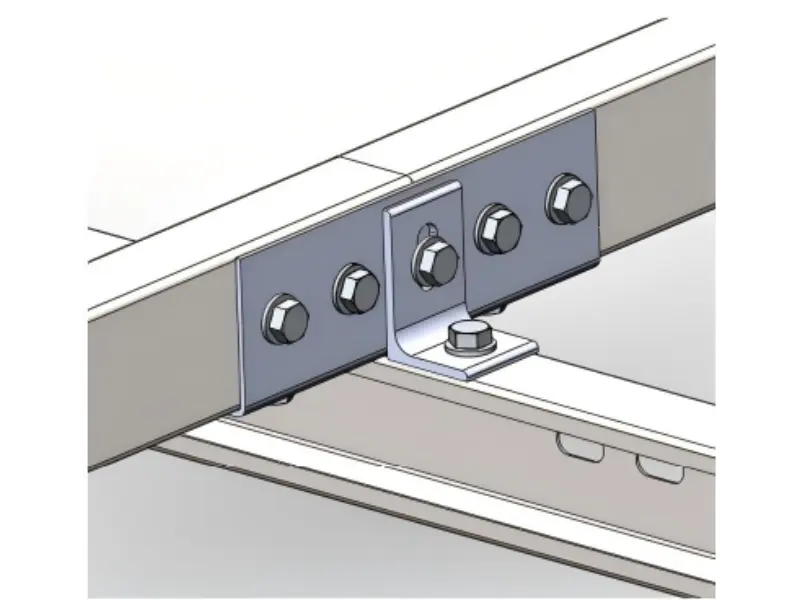 Solar Steel Rail Clamp