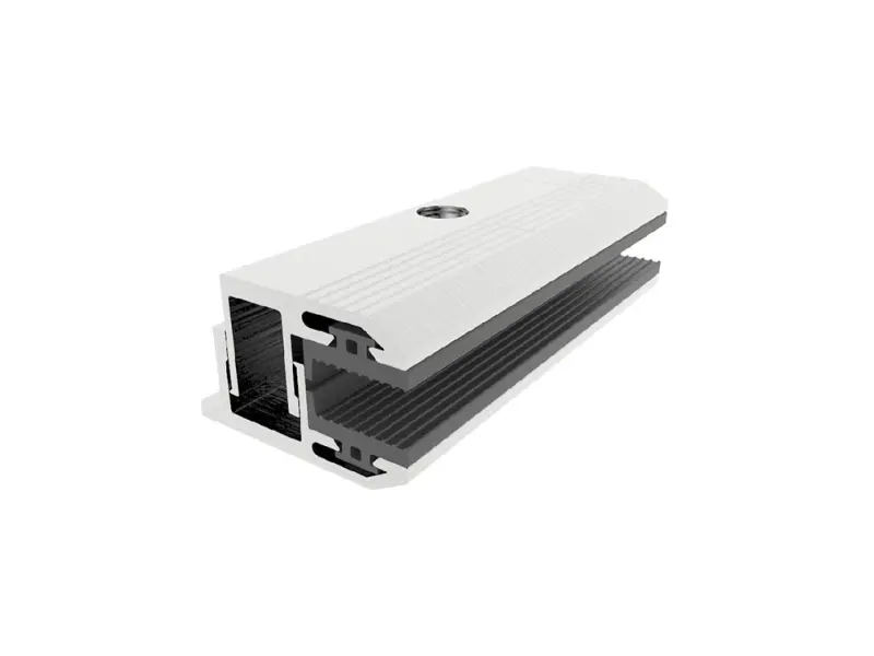 aluminum solar thin film end clamp