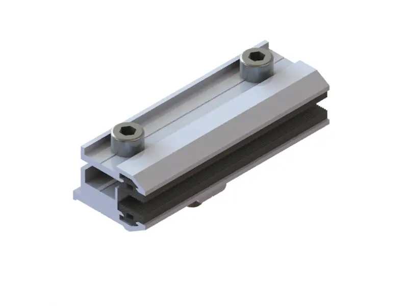 solar mounting component thin-film end clamp