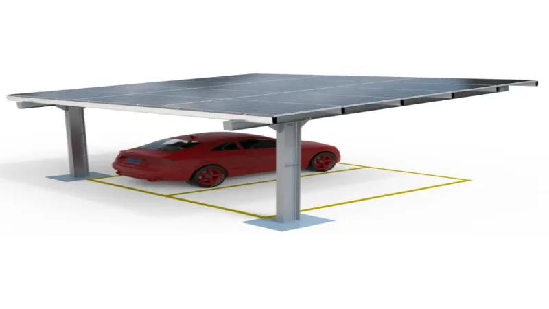 Steel Single Post Solar Carport Mount